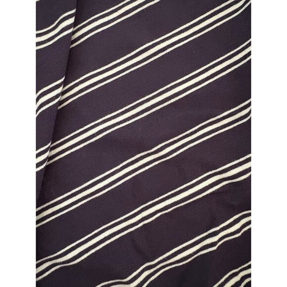 Talbots Navy Nautical Striped Pull on Skirt Maxi Length Size Small - Picture 3 of 9